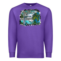 Purple summer vibes Premium Sweatshirt - SublimationCraftShop