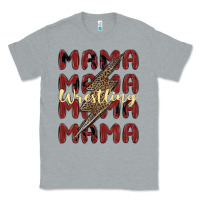 Heather Grey wrestling mama Classic Tee - MaliasSmallBusiness