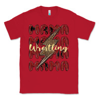 Red wrestling mama Classic Tee - MaliasSmallBusiness