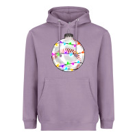 Lavender Christmas baseball Heavyweight Hoodie - RanaPortraitStore