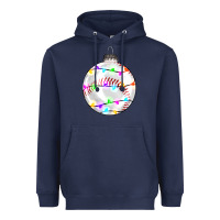 Navy Christmas baseball Heavyweight Hoodie - RanaPortraitStore