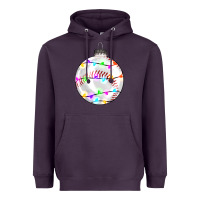 Plum Christmas baseball Heavyweight Hoodie - RanaPortraitStore