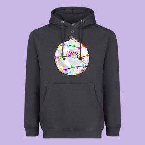 Christmas Baseball Heavyweight Hoodie Designed By Ranaportraitstore