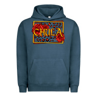 Pigment Midnight Navy Spanish chula with roses Urban Hoodie - Jasminsmagicworld
