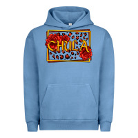 Pigment Pebble Blue Spanish chula with roses Urban Hoodie - Jasminsmagicworld