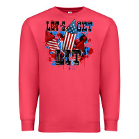 Cardinal Let's get lit 4th of july Premium Sweatshirt - CowGirlArtShop