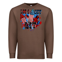 Chestnut Let's get lit 4th of july Premium Sweatshirt - CowGirlArtShop