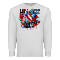 Dove Grey Let's get lit 4th of july Premium Sweatshirt - CowGirlArtShop