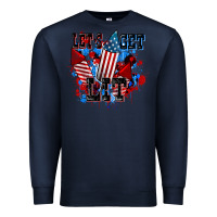 Navy Let's get lit 4th of july Premium Sweatshirt - CowGirlArtShop