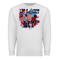 Oatmeal Heather Let's get lit 4th of july Premium Sweatshirt - CowGirlArtShop