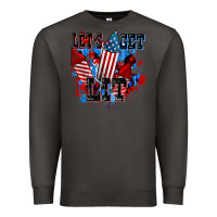 Smoke Let's get lit 4th of july Premium Sweatshirt - CowGirlArtShop