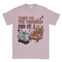 Lilac trust me the husband did it Classic Tee - MaliasSmallBusiness