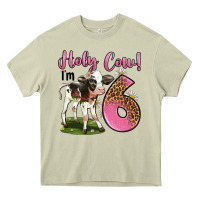 Mossy holy cow i'm 6 years old Heavy Core Tee - LillyAllenDesigns