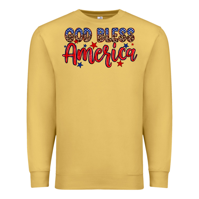 God Bless America Premium Sweatshirt by Neo Western | Teevron