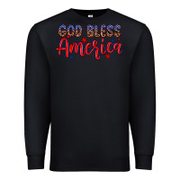 Black God bless America Premium Sweatshirt - Neo Western
