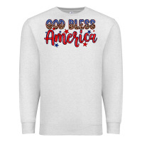 Oatmeal Heather God bless America Premium Sweatshirt - Neo Western