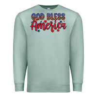 Seafoam God bless America Premium Sweatshirt - Neo Western