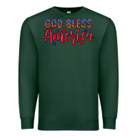 Sports Green God bless America Premium Sweatshirt - Neo Western