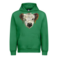 Emerald white calf scottish Urban Hoodie - BarkalooDesign
