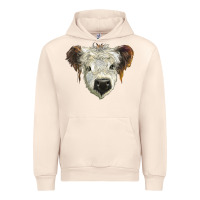 Sandshell white calf scottish Urban Hoodie - BarkalooDesign