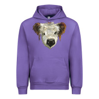 Tulip white calf scottish Urban Hoodie - BarkalooDesign