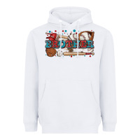 White brother baseball Heavyweight Hoodie - Zillion Design Studio