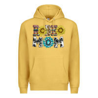 Antique Gold rodeo mom Premium Hoodie - AdoDesignShop