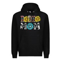 Black rodeo mom Premium Hoodie - AdoDesignShop