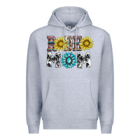 Heather Grey rodeo mom Premium Hoodie - AdoDesignShop