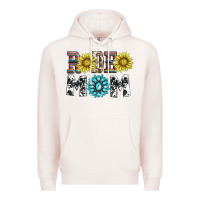 Pale Pink rodeo mom Premium Hoodie - AdoDesignShop