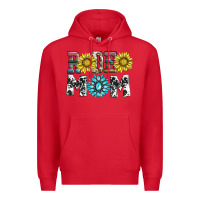 Red rodeo mom Premium Hoodie - AdoDesignShop