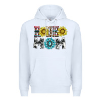 White rodeo mom Premium Hoodie - AdoDesignShop
