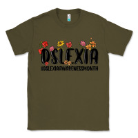 Army Green dslexia awareness month Classic Tee - MaliasSmallBusiness