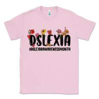 Bubblegum Pink dslexia awareness month Classic Tee - MaliasSmallBusiness