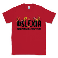 Red dslexia awareness month Classic Tee - MaliasSmallBusiness
