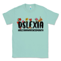 Seafoam dslexia awareness month Classic Tee - MaliasSmallBusiness