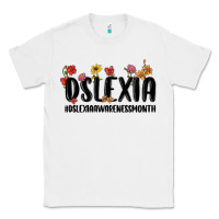 White dslexia awareness month Classic Tee - MaliasSmallBusiness