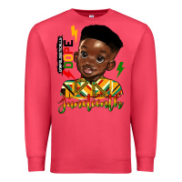Cardinal juneteenth black boy Premium Sweatshirt - HRA Design Shop