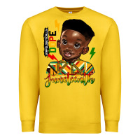 Lemon juneteenth black boy Premium Sweatshirt - HRA Design Shop