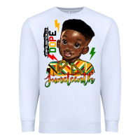 White juneteenth black boy Premium Sweatshirt - HRA Design Shop