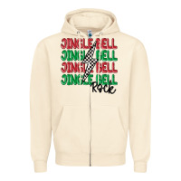 Sandshell jingle bell rock Zipper Hoodie - MaliasSmallBusiness