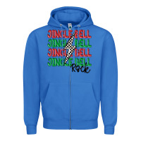 True Royal jingle bell rock Zipper Hoodie - MaliasSmallBusiness