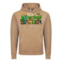 Vintage Coffee one lucky teacher Vintage Hoodie - AdoDesignShop