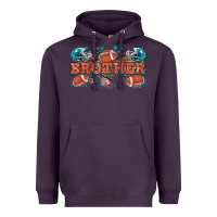 Plum brother American football Heavyweight Hoodie - Zillion Design Studio