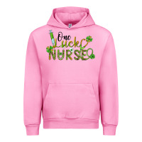 Fuchsia Pink one lucky nurse Urban Hoodie - BarkalooDesign