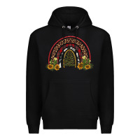 Black rainbow tree Premium Hoodie - AdoDesignShop