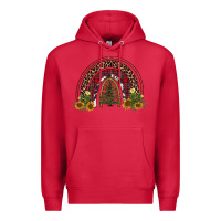 Cardinal rainbow tree Premium Hoodie - AdoDesignShop
