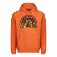 Carrot rainbow tree Premium Hoodie - AdoDesignShop