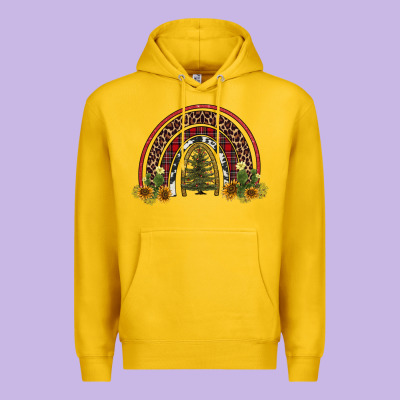 Rainbow Tree Premium Hoodie Designed By Adodesignshop