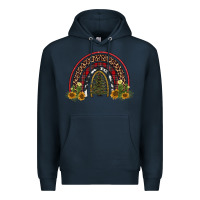 Navy rainbow tree Premium Hoodie - AdoDesignShop